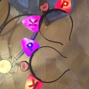 2 Kate Perry electronic flashing headbands NEW